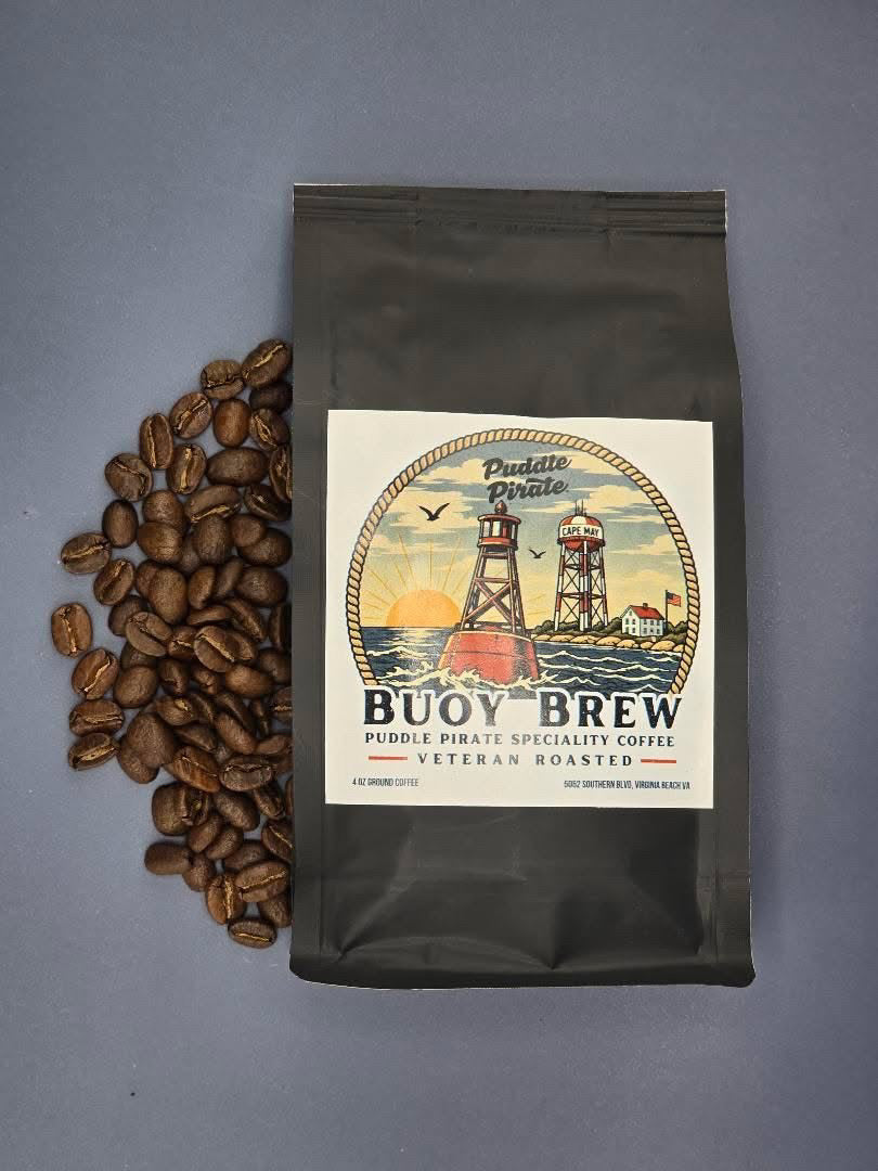 Buoy Brew Puddle Pirate Coffee-4 oz Ground