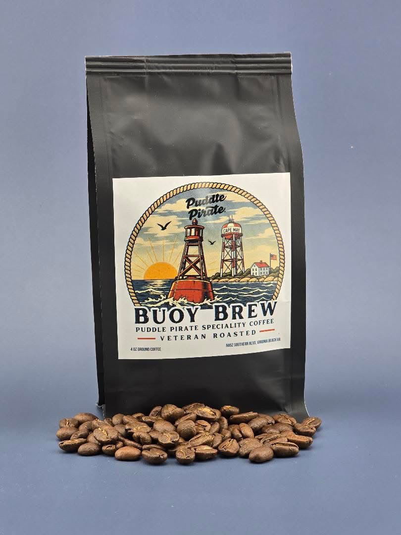 Buoy Brew Puddle Pirate Coffee-4 oz Ground
