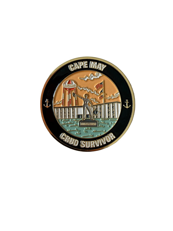 Cape May Crud Survivor Challenge Coin