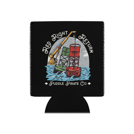 Red Right Return Koozie