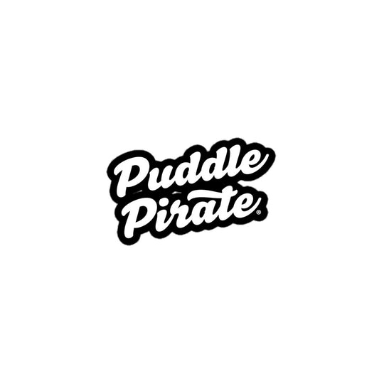 Puddle Pirate Sticker White