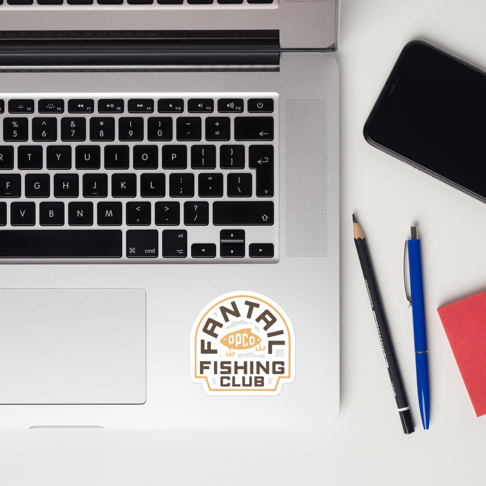 Fantail Fishing Club Sticker