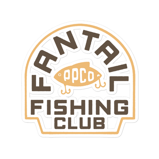 Fantail Fishing Club Sticker