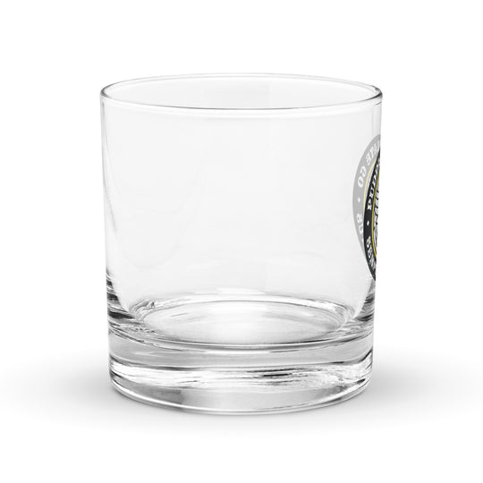 Semper Paratus Rocks glass