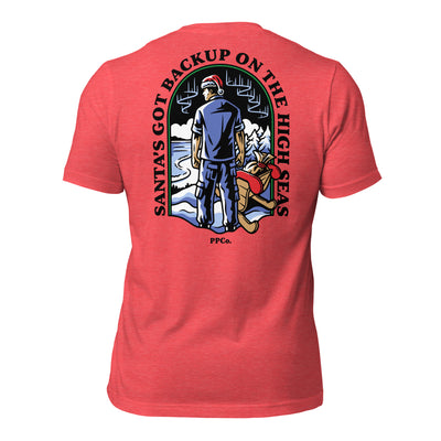 Santa Has Backup Soft Tee
