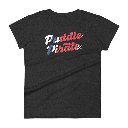 Women's Puddle Pirate Stripe Tee