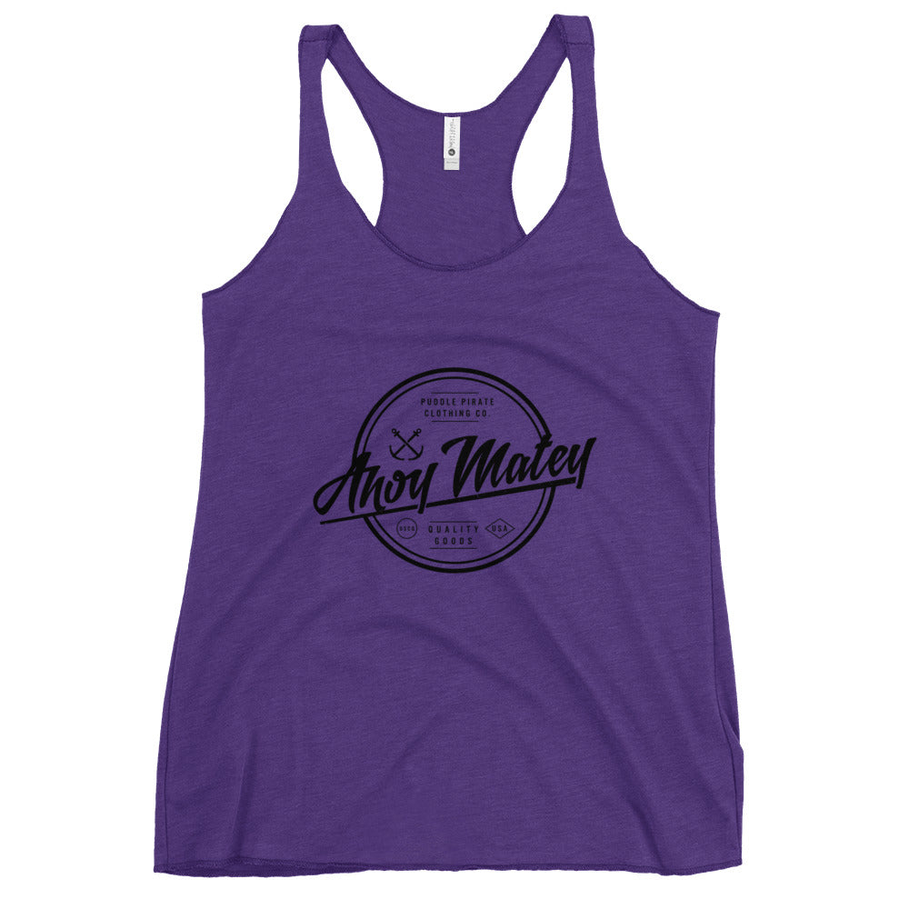 Ahoy Matey Women's Racerback Tank